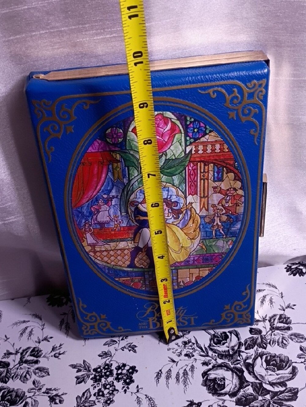 Disney Blue Beauty and the Beast Stained-Glass Crossbody Bag - Picture 8 of 10